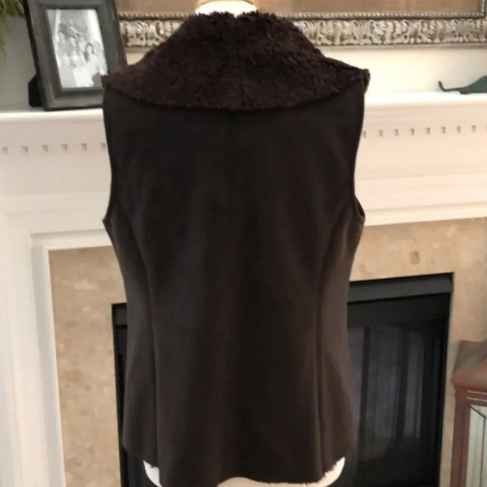 Talbots Vest Dark Brown